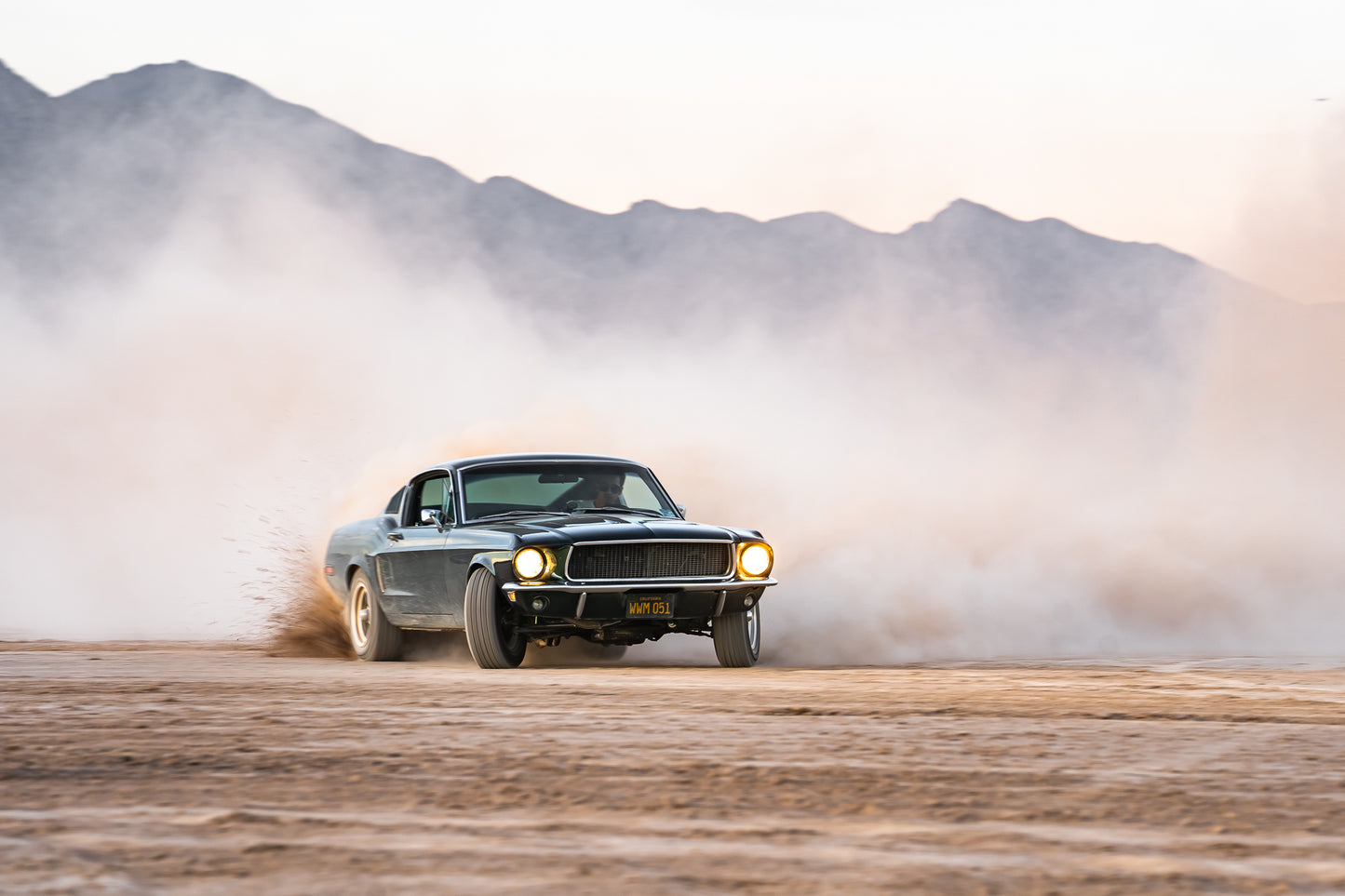 Bullitt Mustang in the Desert